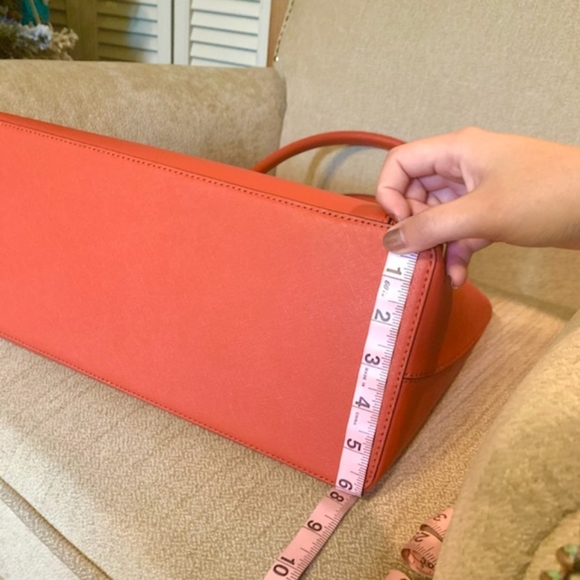 Kate Spade Orange Shopper Tote Bag - Picture 3 of 8